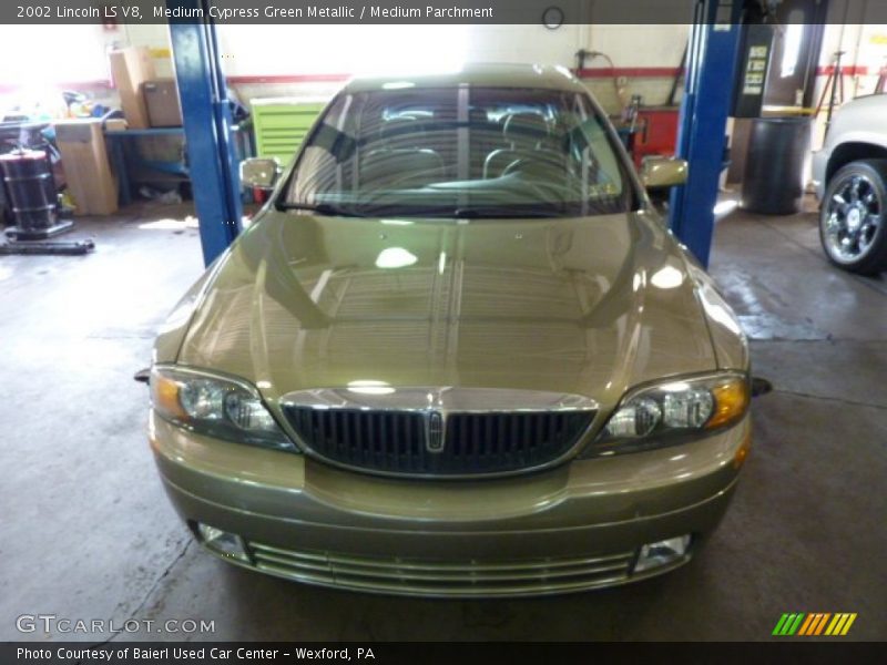 Medium Cypress Green Metallic / Medium Parchment 2002 Lincoln LS V8