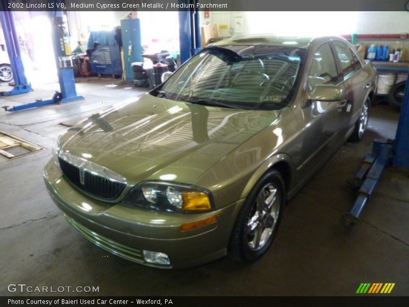 Medium Cypress Green Metallic / Medium Parchment 2002 Lincoln LS V8