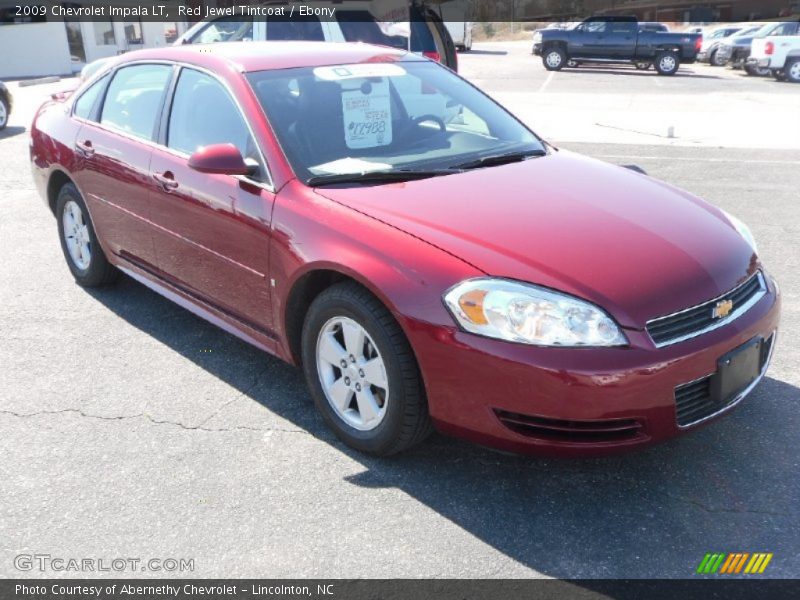 Red Jewel Tintcoat / Ebony 2009 Chevrolet Impala LT