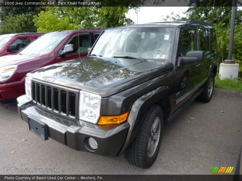 Dark Khaki Pearl / Khaki 2006 Jeep Commander 4x4