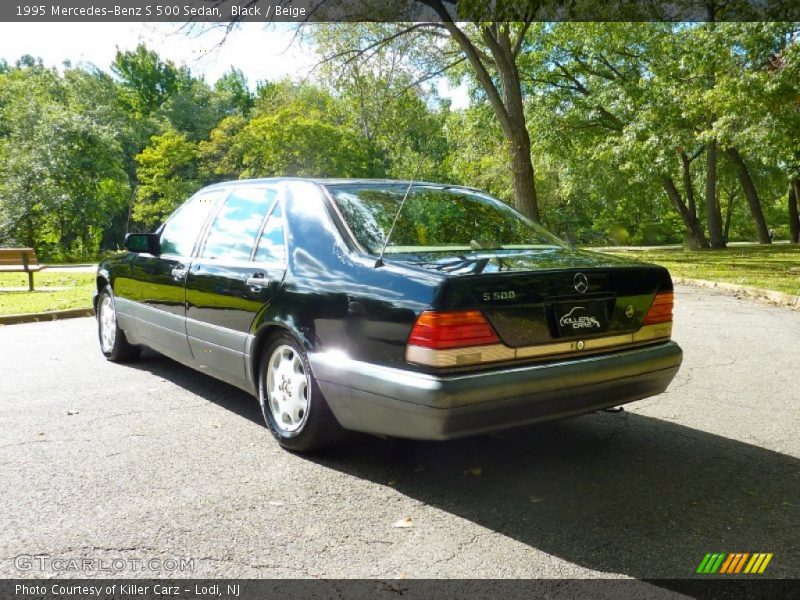Black / Beige 1995 Mercedes-Benz S 500 Sedan