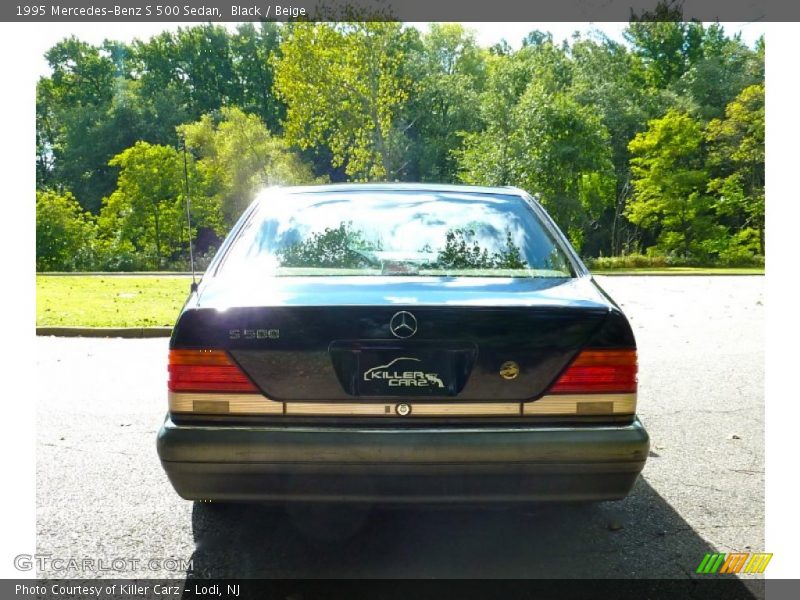 Black / Beige 1995 Mercedes-Benz S 500 Sedan