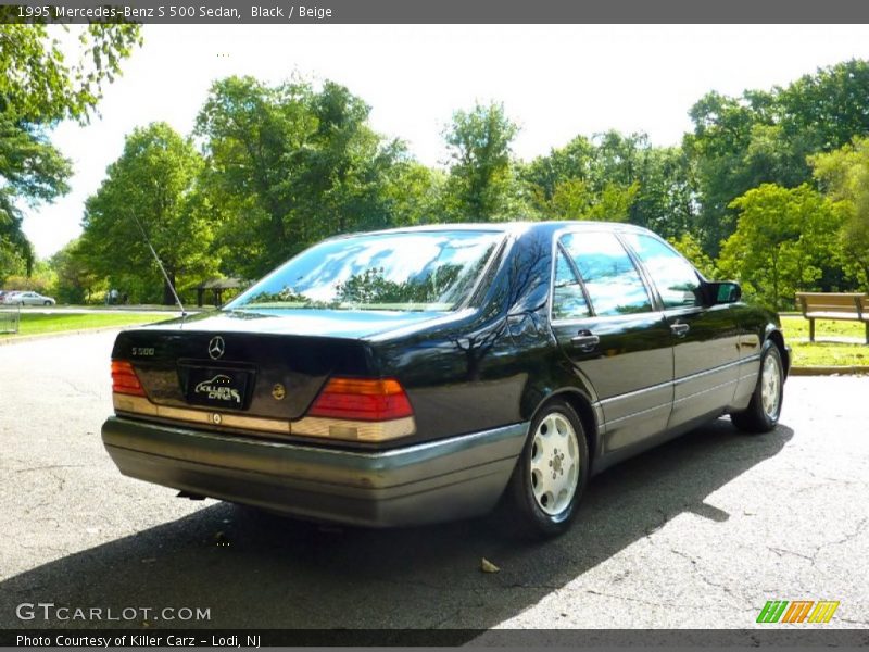 Black / Beige 1995 Mercedes-Benz S 500 Sedan