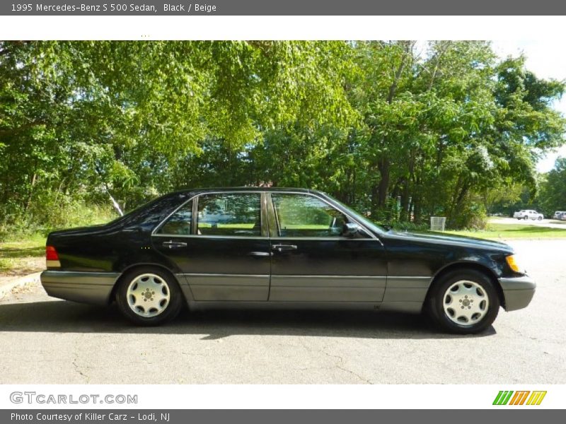 Black / Beige 1995 Mercedes-Benz S 500 Sedan
