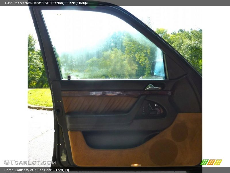 Black / Beige 1995 Mercedes-Benz S 500 Sedan