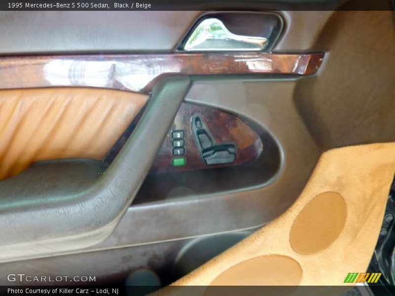Black / Beige 1995 Mercedes-Benz S 500 Sedan