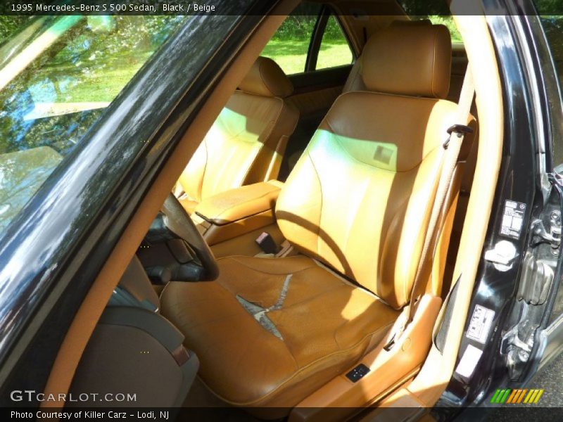 Black / Beige 1995 Mercedes-Benz S 500 Sedan