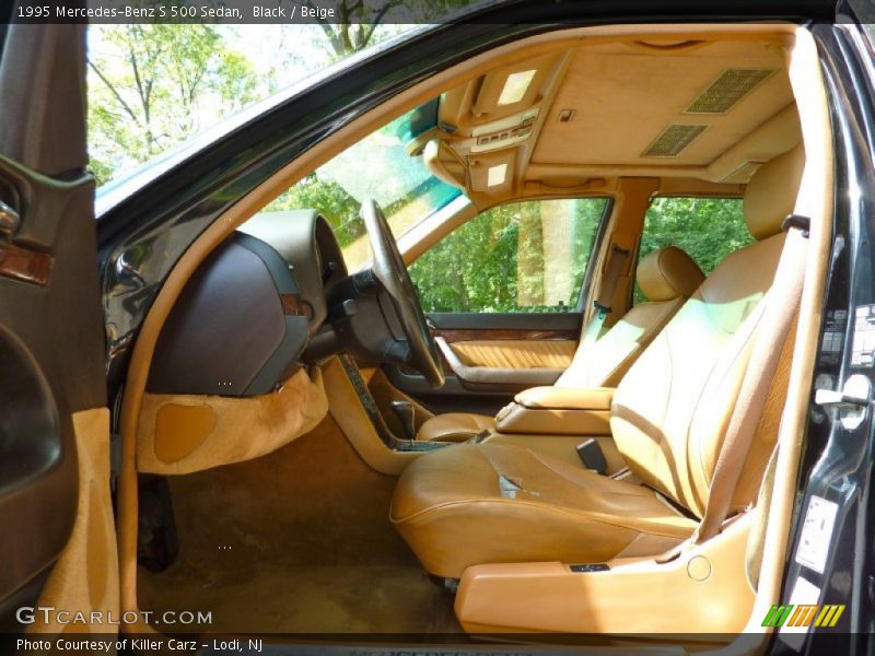 Black / Beige 1995 Mercedes-Benz S 500 Sedan