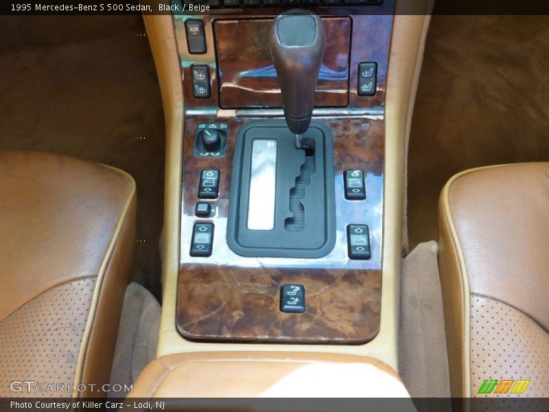 Black / Beige 1995 Mercedes-Benz S 500 Sedan