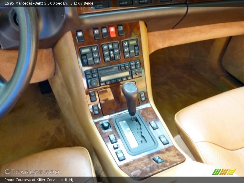 Black / Beige 1995 Mercedes-Benz S 500 Sedan