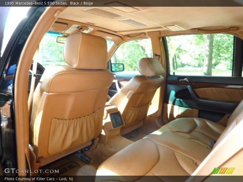 Black / Beige 1995 Mercedes-Benz S 500 Sedan