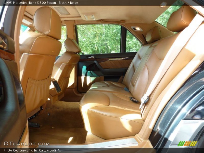 Black / Beige 1995 Mercedes-Benz S 500 Sedan