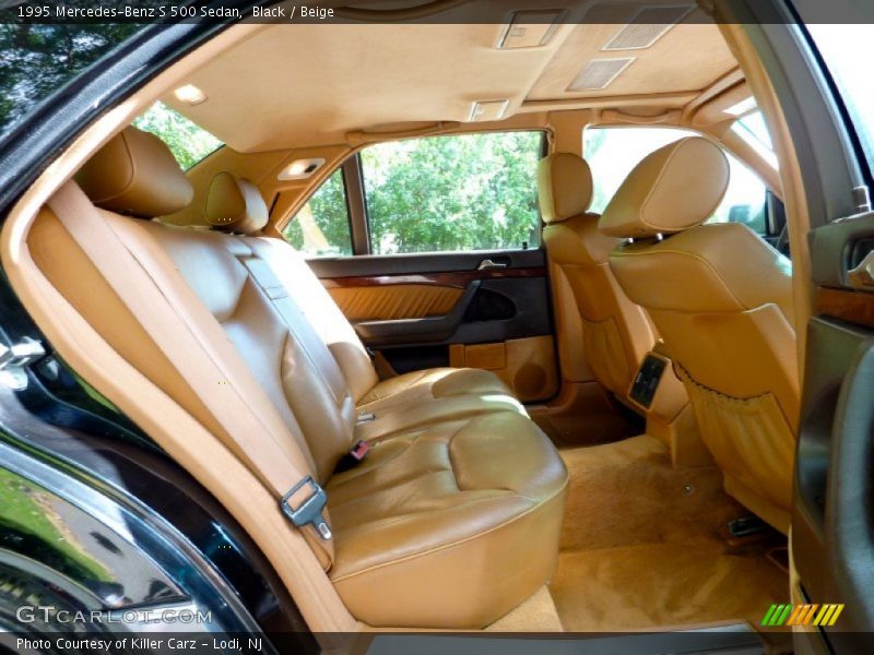 Black / Beige 1995 Mercedes-Benz S 500 Sedan