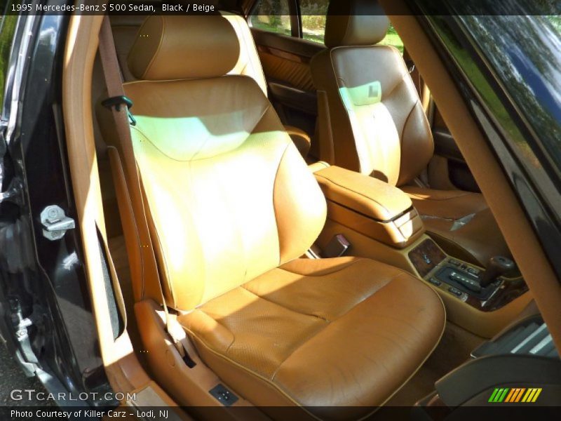 Black / Beige 1995 Mercedes-Benz S 500 Sedan