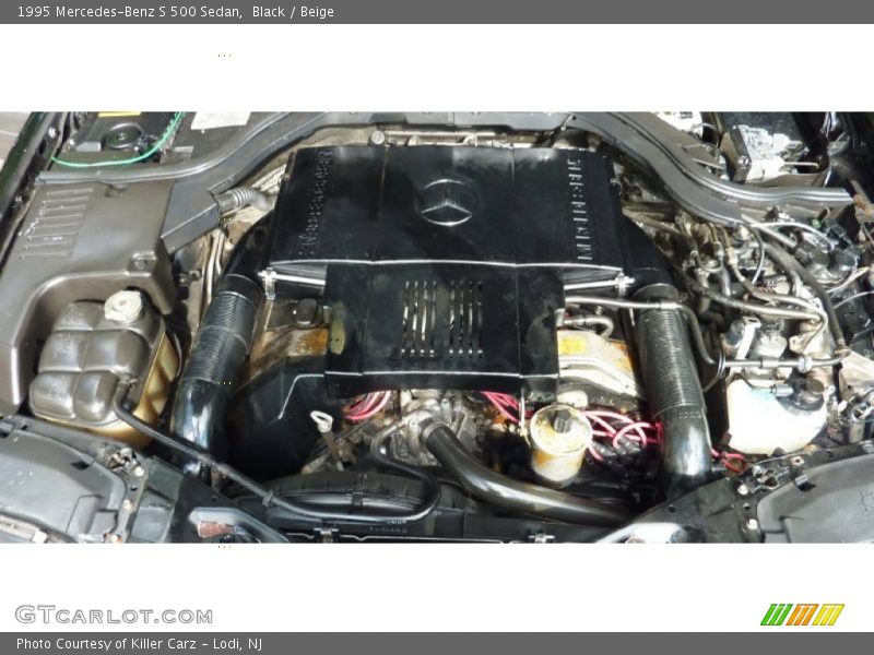 Black / Beige 1995 Mercedes-Benz S 500 Sedan
