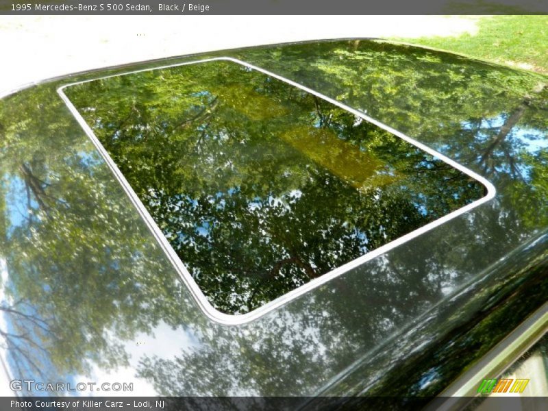 Black / Beige 1995 Mercedes-Benz S 500 Sedan