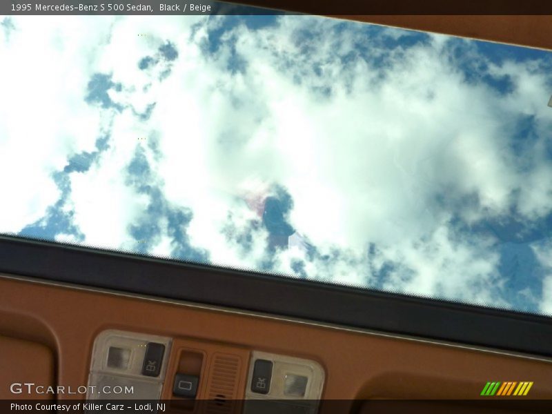 Black / Beige 1995 Mercedes-Benz S 500 Sedan
