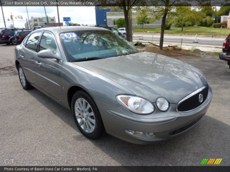 Stone Gray Metallic / Gray 2007 Buick LaCrosse CXS