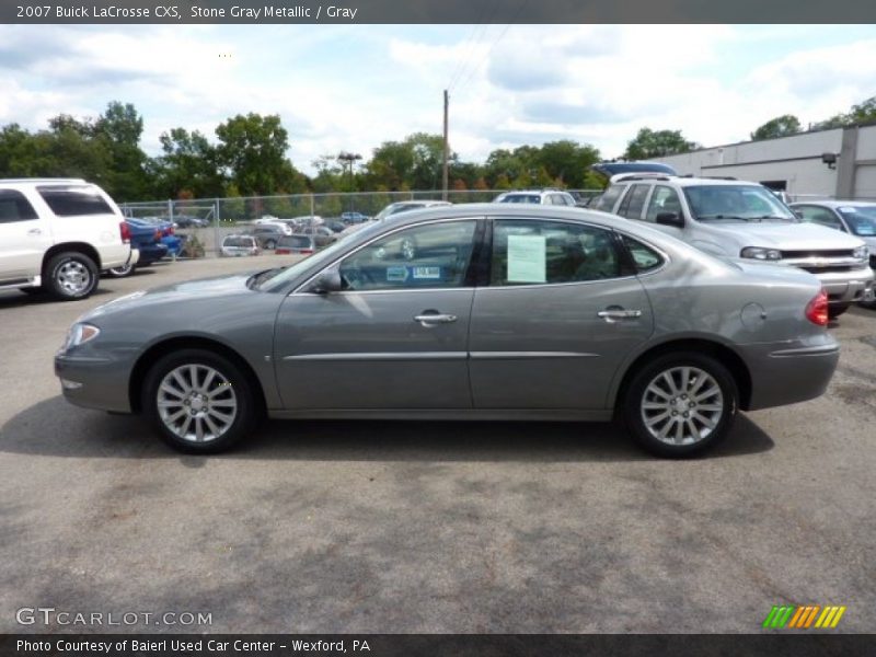 Stone Gray Metallic / Gray 2007 Buick LaCrosse CXS