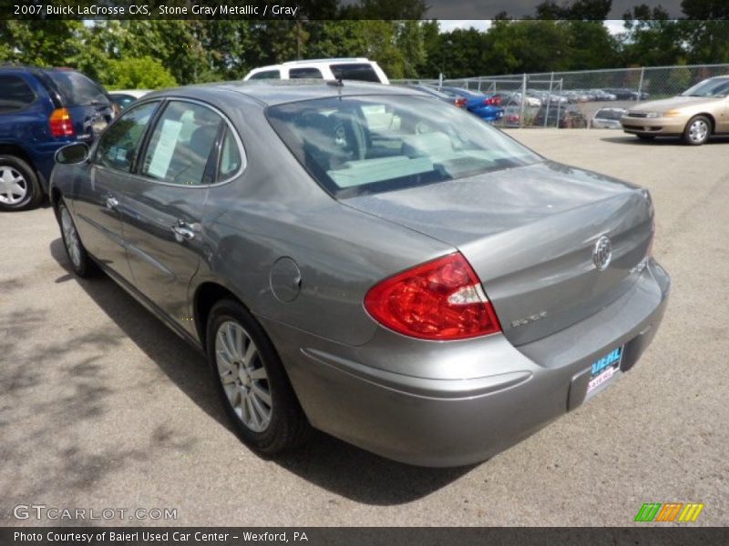 Stone Gray Metallic / Gray 2007 Buick LaCrosse CXS