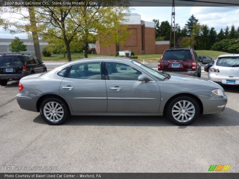 Stone Gray Metallic / Gray 2007 Buick LaCrosse CXS