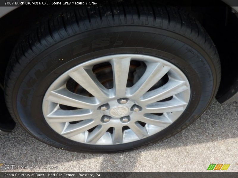 Stone Gray Metallic / Gray 2007 Buick LaCrosse CXS