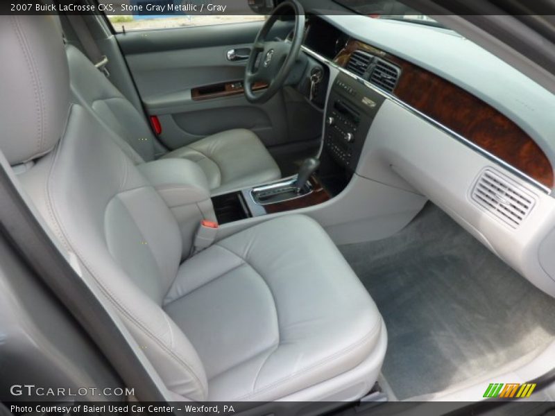 Stone Gray Metallic / Gray 2007 Buick LaCrosse CXS