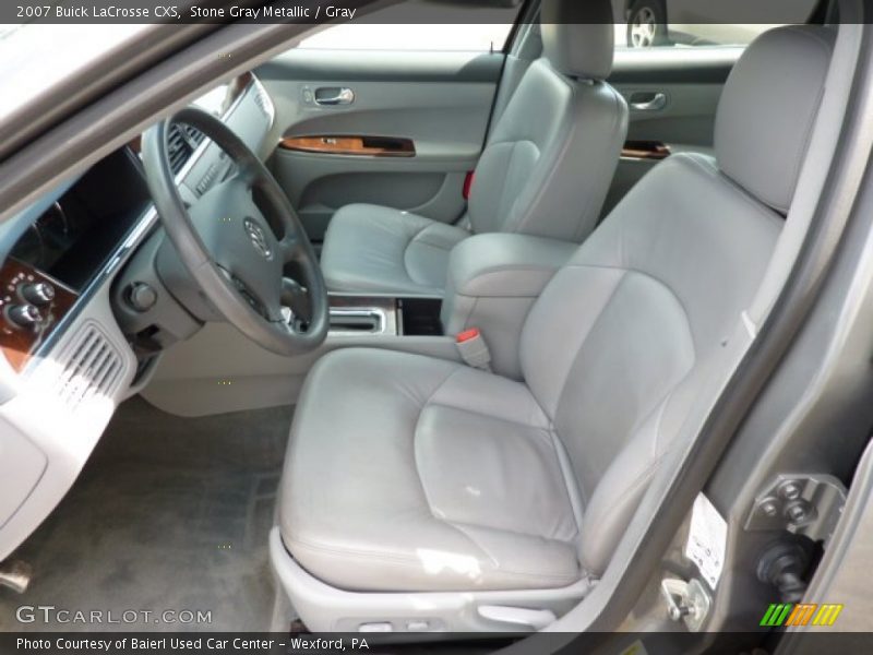 Stone Gray Metallic / Gray 2007 Buick LaCrosse CXS