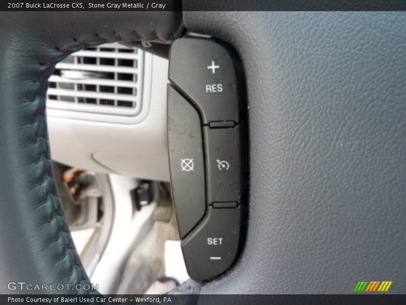 Stone Gray Metallic / Gray 2007 Buick LaCrosse CXS
