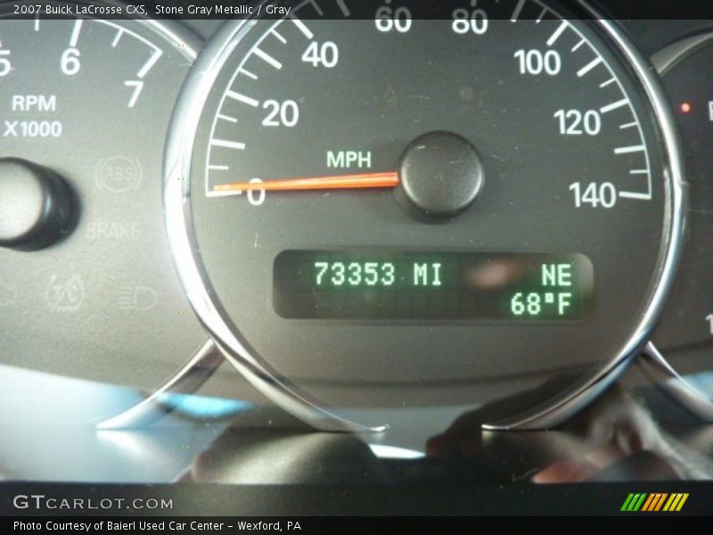 Stone Gray Metallic / Gray 2007 Buick LaCrosse CXS