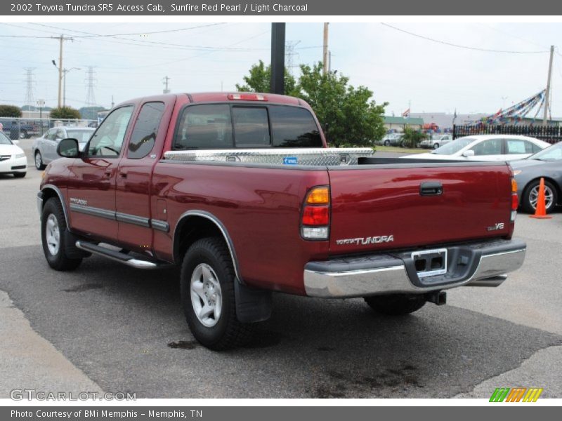 Sunfire Red Pearl / Light Charcoal 2002 Toyota Tundra SR5 Access Cab