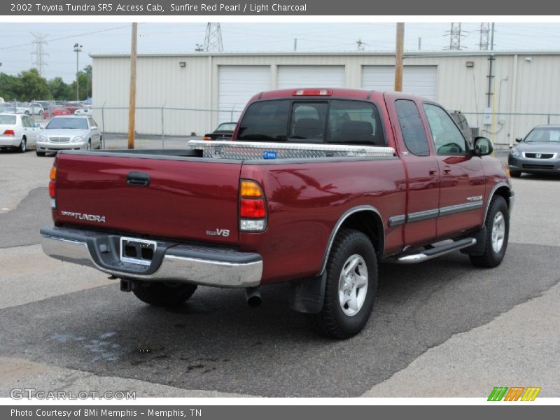 Sunfire Red Pearl / Light Charcoal 2002 Toyota Tundra SR5 Access Cab