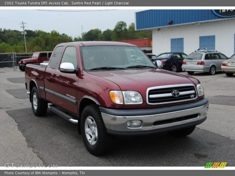 Sunfire Red Pearl / Light Charcoal 2002 Toyota Tundra SR5 Access Cab