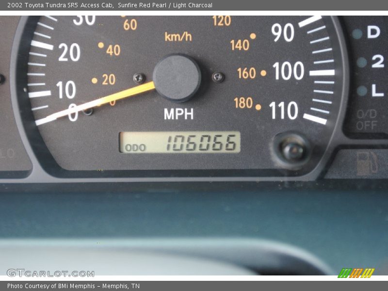 Sunfire Red Pearl / Light Charcoal 2002 Toyota Tundra SR5 Access Cab