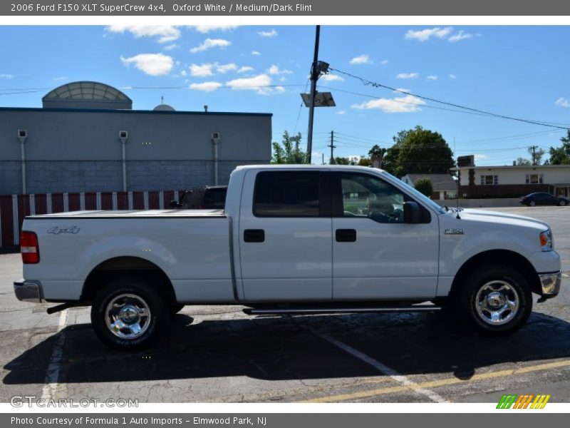 Oxford White / Medium/Dark Flint 2006 Ford F150 XLT SuperCrew 4x4