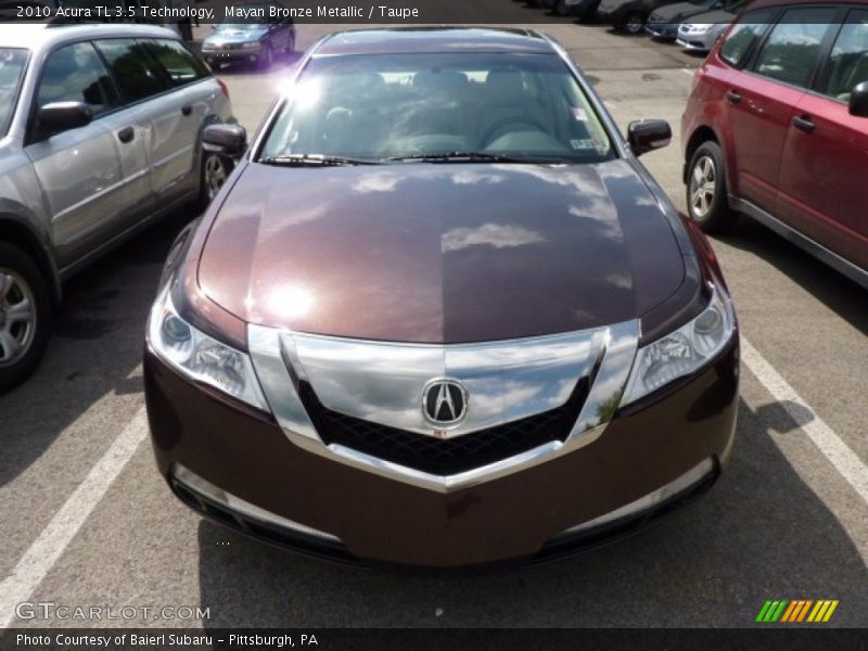 Mayan Bronze Metallic / Taupe 2010 Acura TL 3.5 Technology