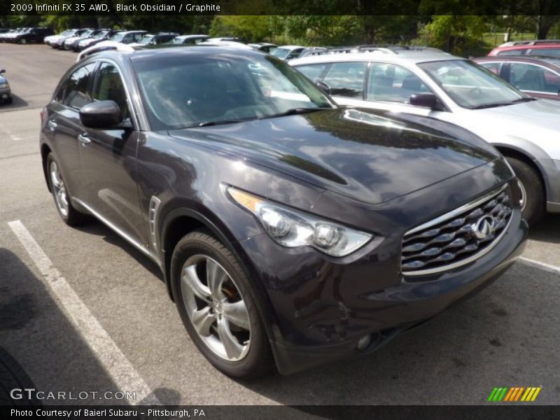 Black Obsidian / Graphite 2009 Infiniti FX 35 AWD