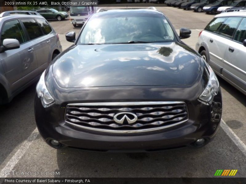 Black Obsidian / Graphite 2009 Infiniti FX 35 AWD