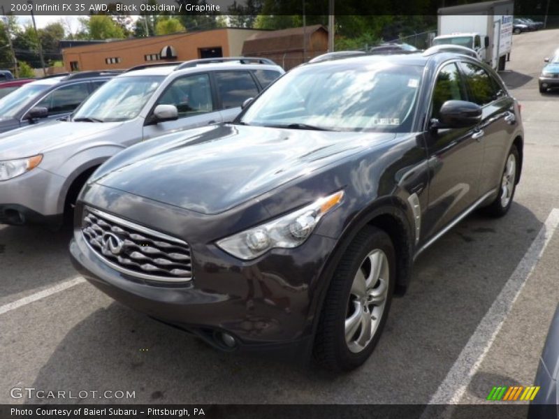 Black Obsidian / Graphite 2009 Infiniti FX 35 AWD