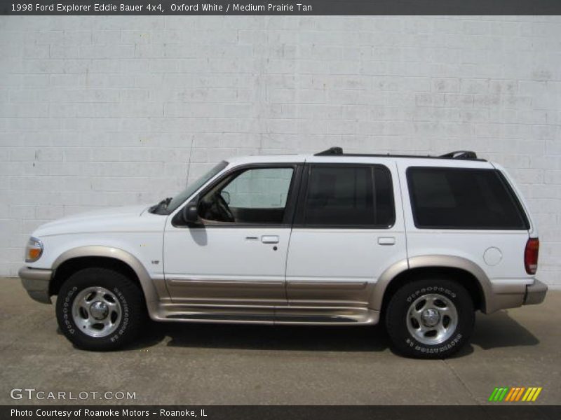 Oxford White / Medium Prairie Tan 1998 Ford Explorer Eddie Bauer 4x4