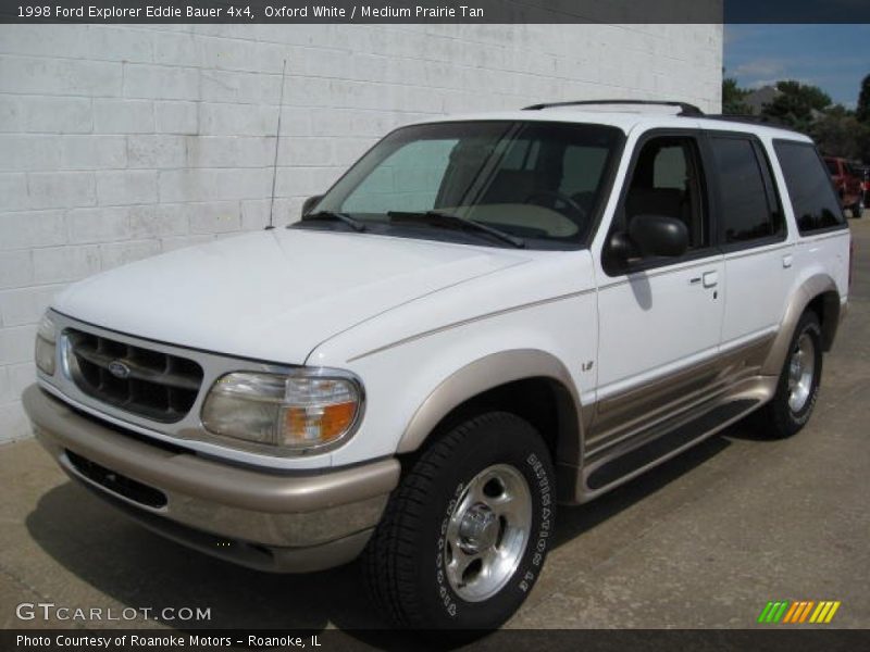 Oxford White / Medium Prairie Tan 1998 Ford Explorer Eddie Bauer 4x4