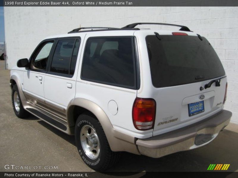 Oxford White / Medium Prairie Tan 1998 Ford Explorer Eddie Bauer 4x4