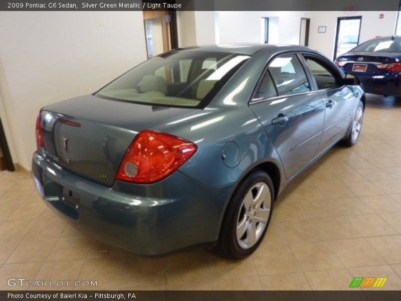 Silver Green Metallic / Light Taupe 2009 Pontiac G6 Sedan