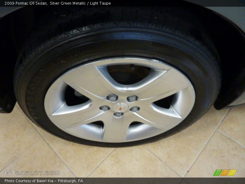 Silver Green Metallic / Light Taupe 2009 Pontiac G6 Sedan