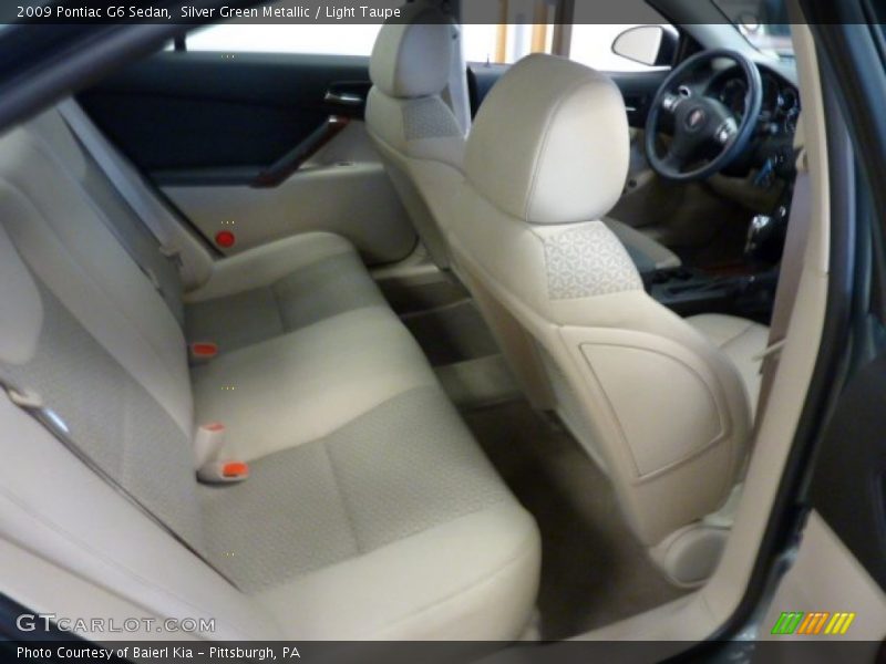 Silver Green Metallic / Light Taupe 2009 Pontiac G6 Sedan