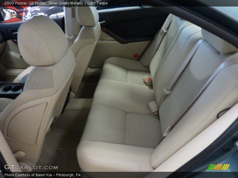 Silver Green Metallic / Light Taupe 2009 Pontiac G6 Sedan