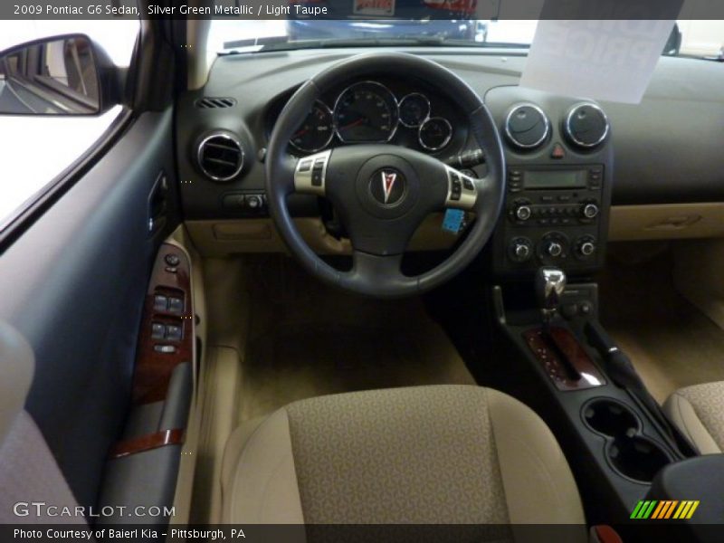 Silver Green Metallic / Light Taupe 2009 Pontiac G6 Sedan