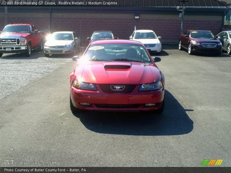 Redfire Metallic / Medium Graphite 2003 Ford Mustang GT Coupe
