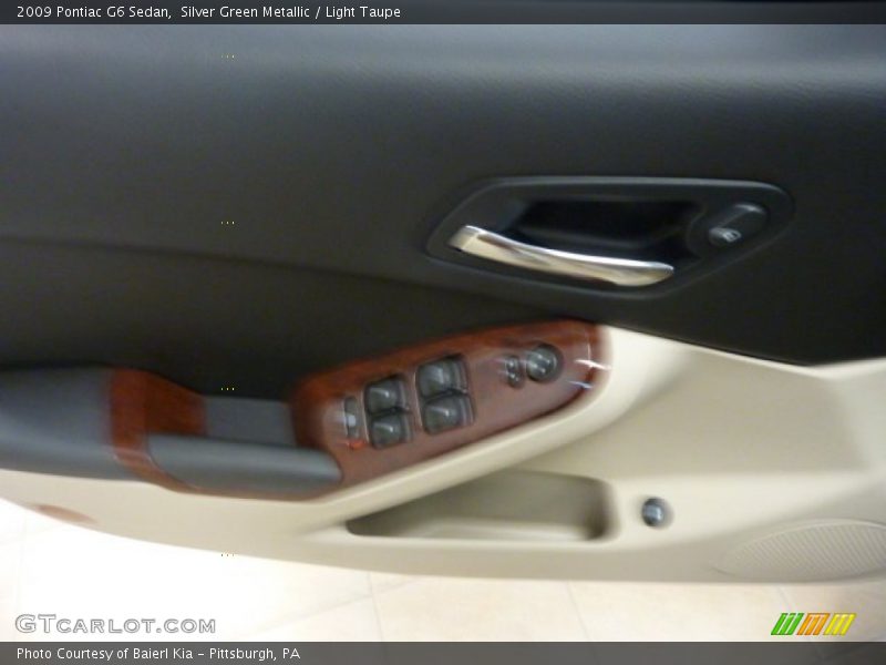 Silver Green Metallic / Light Taupe 2009 Pontiac G6 Sedan
