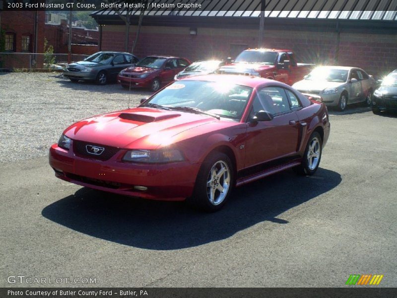 Redfire Metallic / Medium Graphite 2003 Ford Mustang GT Coupe